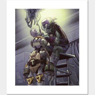 TMNT Donatello and Metalhead Posters and Art